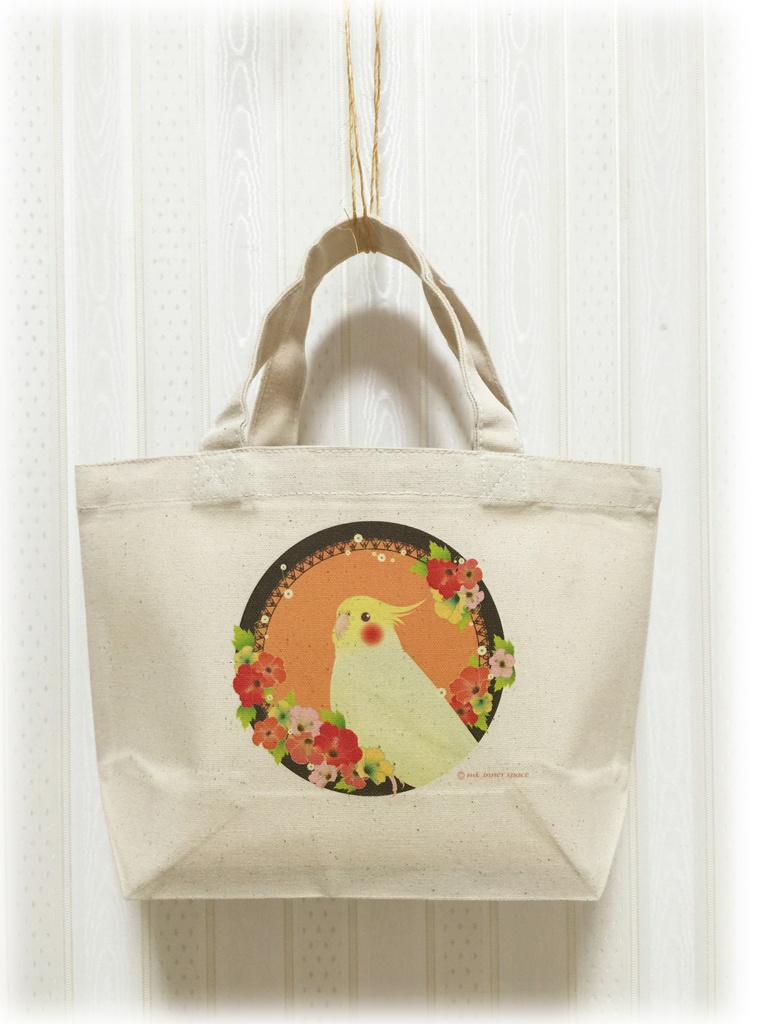 オカメインコ トートバッグ(Sサイズ)