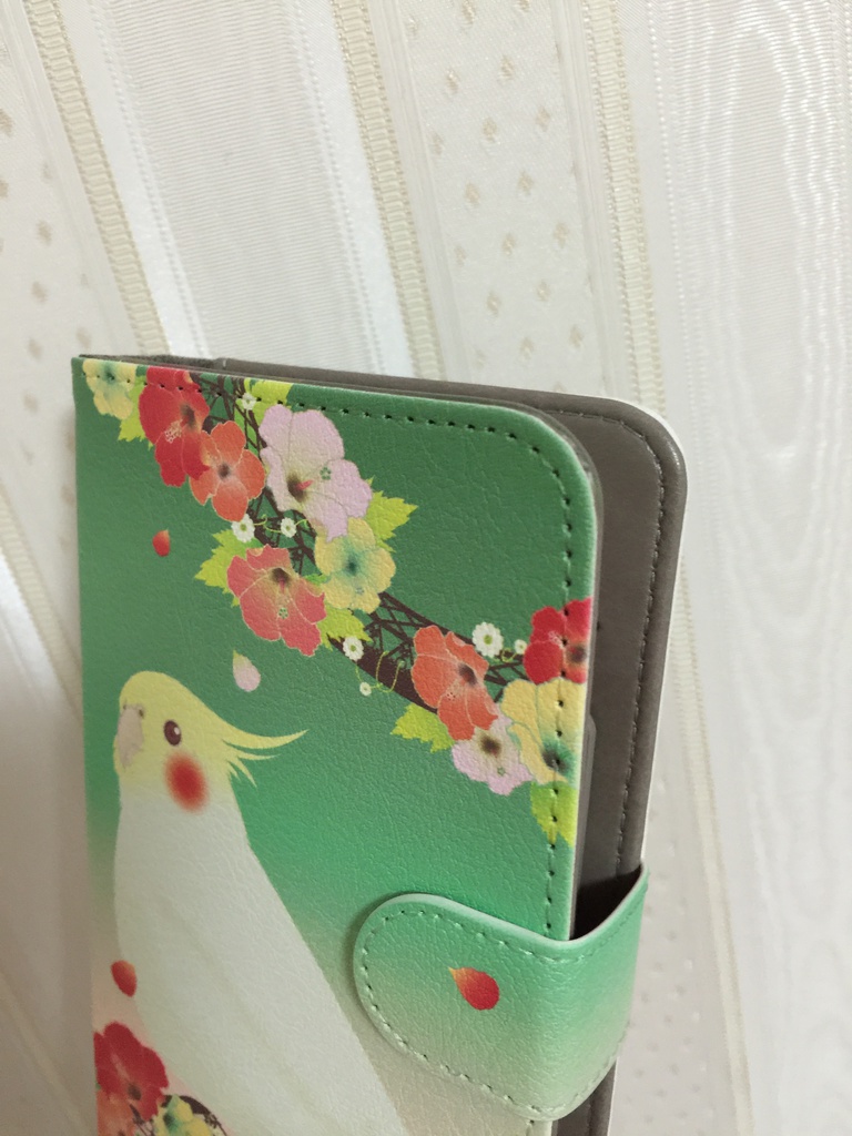 【送料無料】オカメインコAndroid対応手帳型ケース