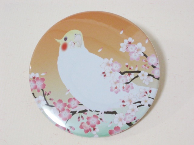 オカメインコ 缶ミラー