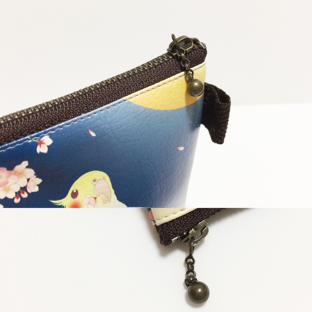 【新作】オカメインコ 三角ポーチ