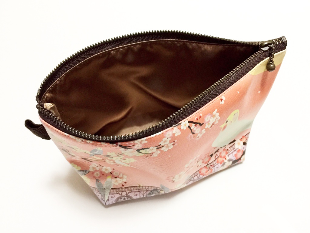 【新作】オカメインコ 三角ポーチ