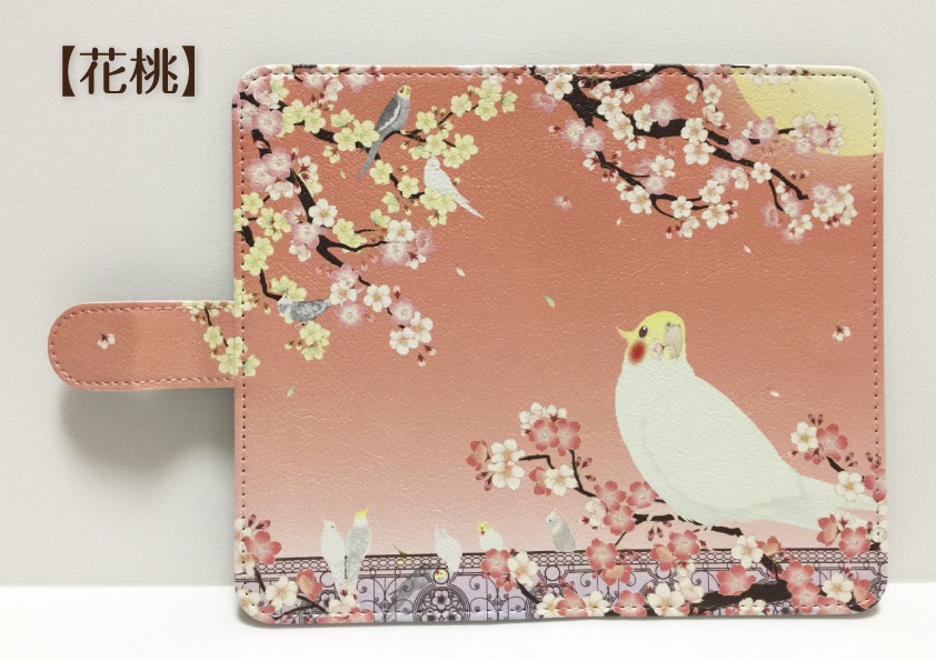【送料無料/新色】オカメインコAndroid対応手帳型ケース