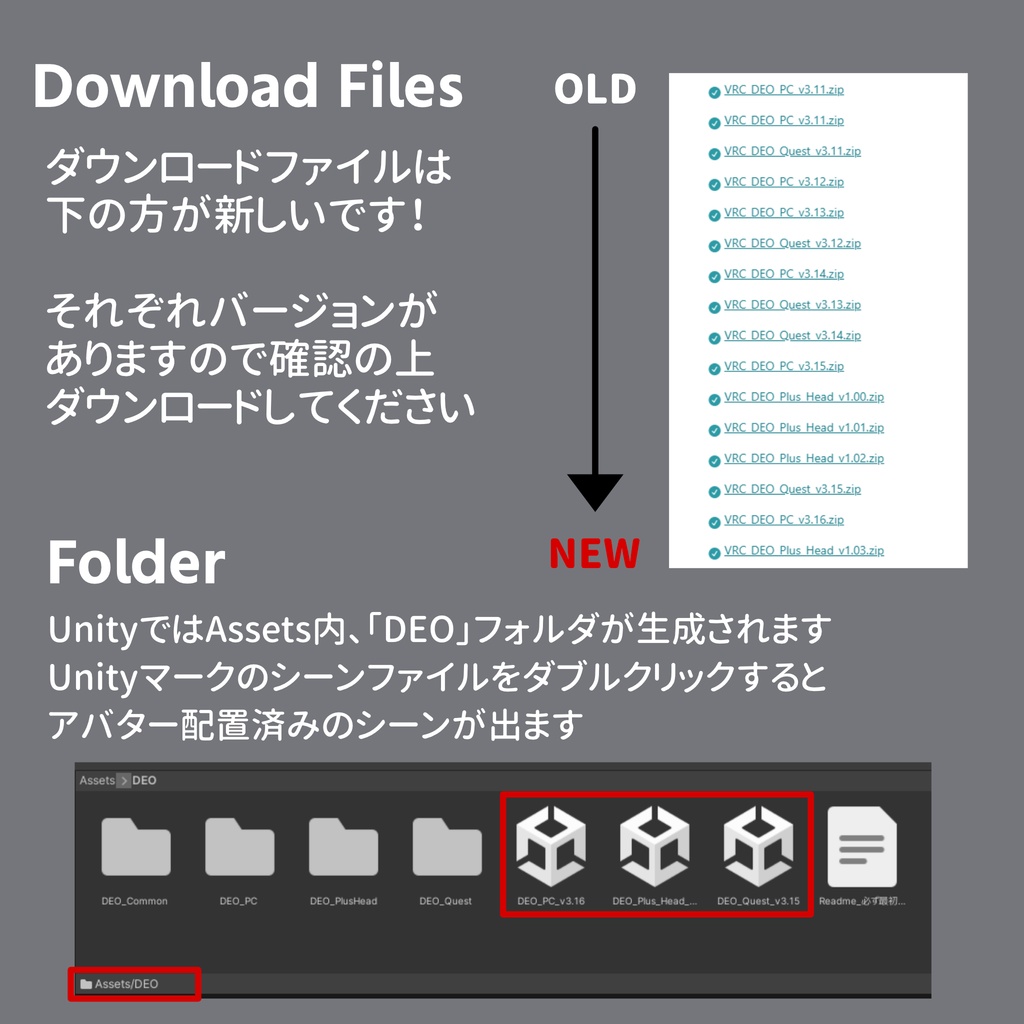 【Quest & PC】VRChat想定男性アバター「デオ」