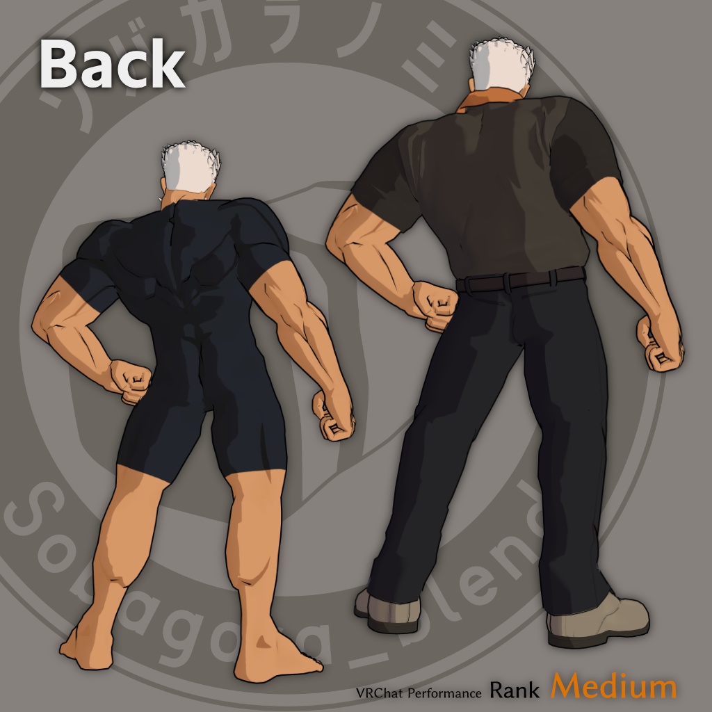 「ラルージー」VRChat想定オリジナル3Dモデル