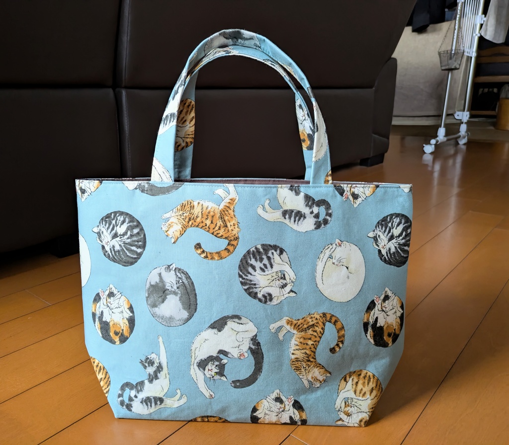 トートバッグ（猫柄）