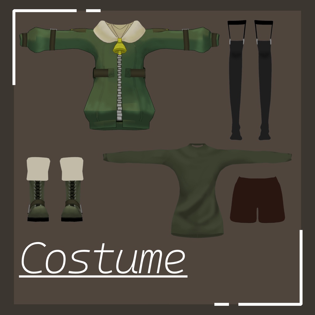 オリジナル3Dモデル ラウノ Rauno