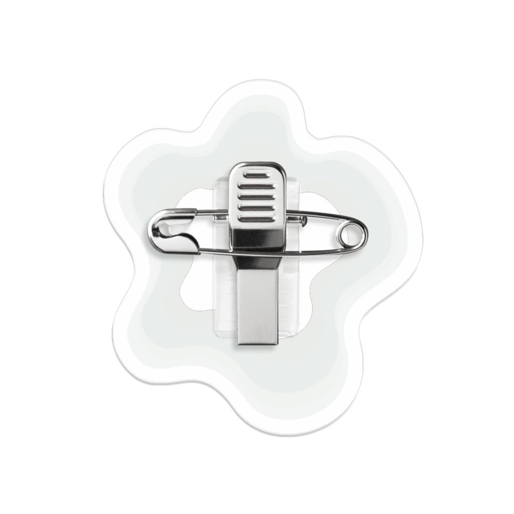 la force acrylic badge