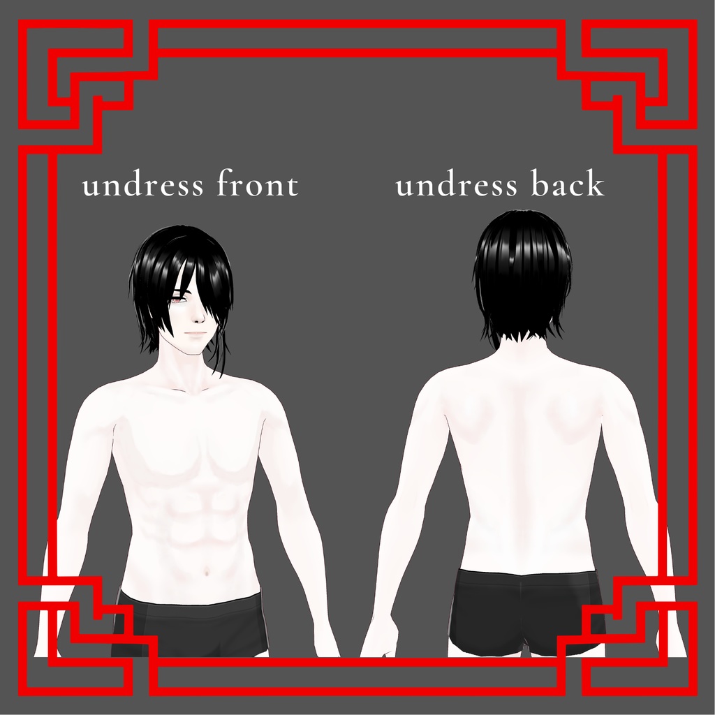 【3D Avatar】九十九 連【VRM, VRoidデータ同梱】