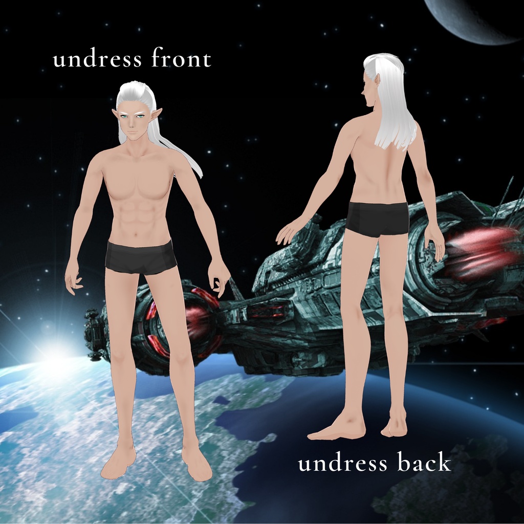 【3D Avatar】Zehn【VRM, VRoidデータ同梱】