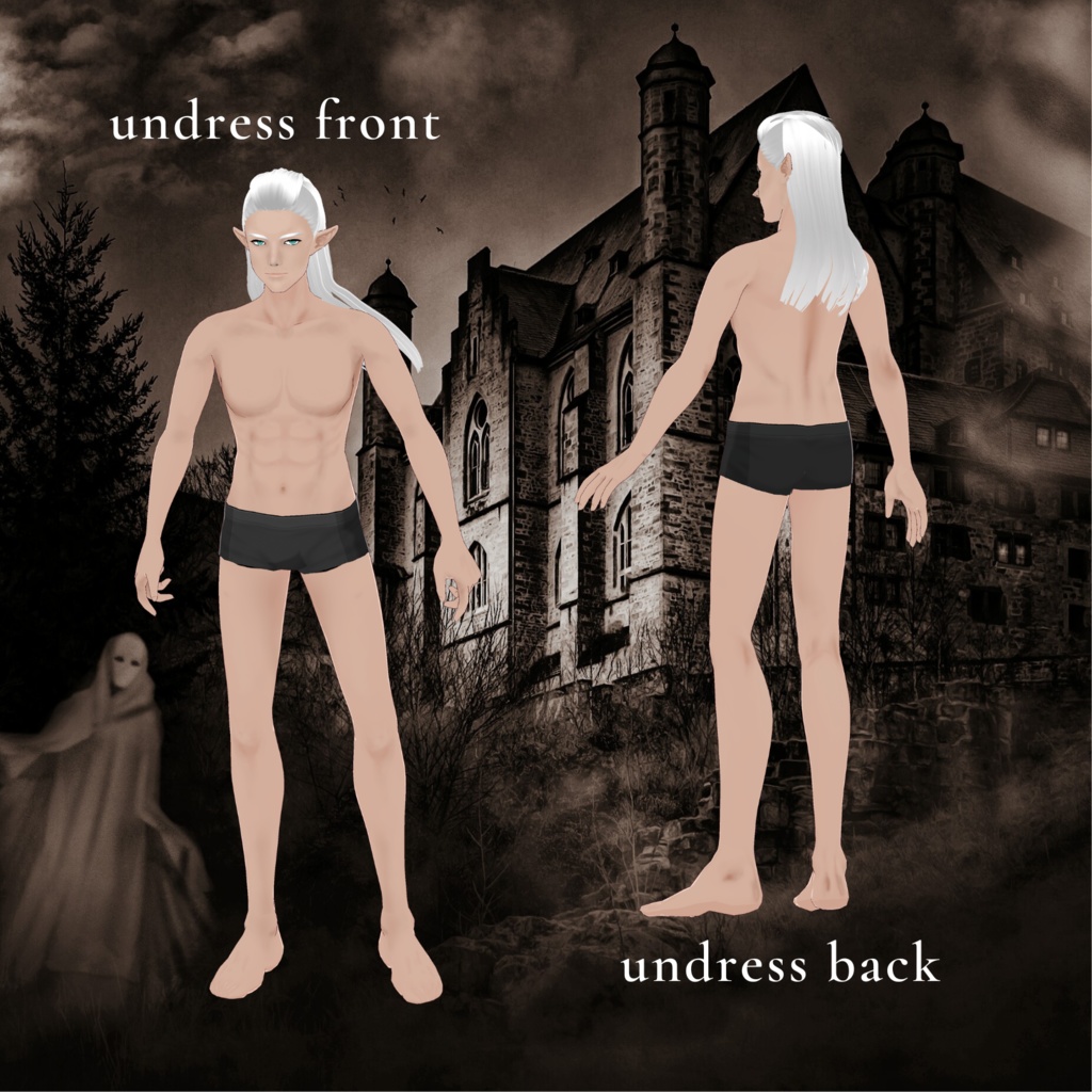 【3D Avatar】Zehn【VRM, VRoidデータ同梱】