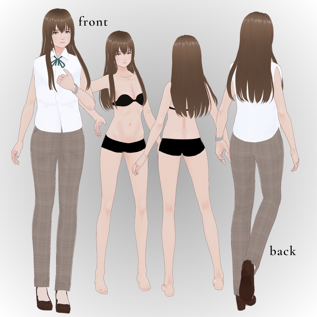 【3D Avatar】Business03【VRM,VRoid】