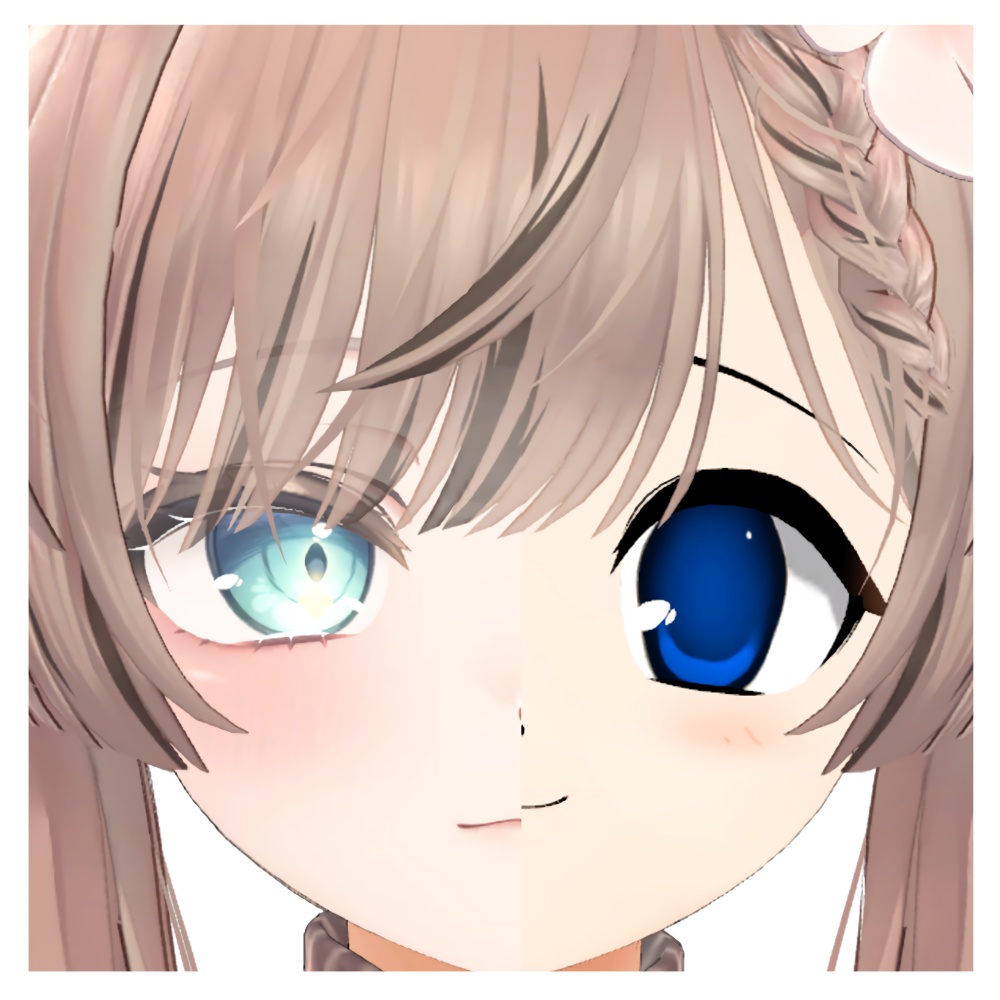 【マヌカ対応】平成っぽいテクスチャ&ブレンドシェイプ