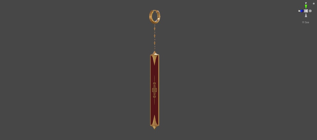 Cloth Piece Drop Earring