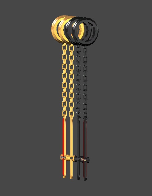 Inverted Cross Earring