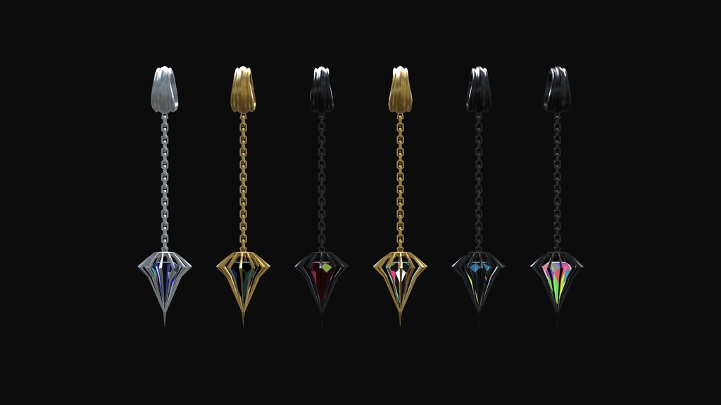 Gem Drop Earring