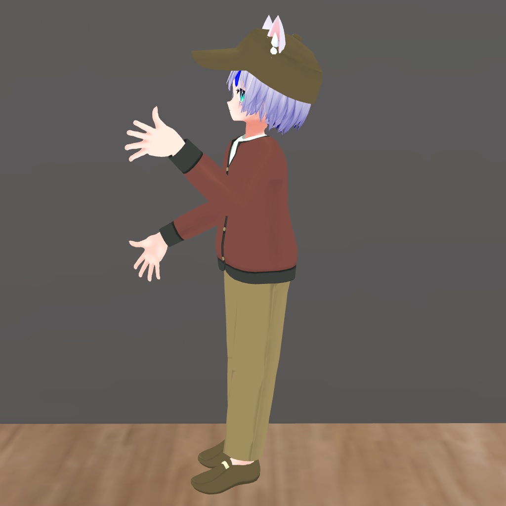 【ハオラン想定】秋冬おでかけコーデセット衣装【キャップ付き】