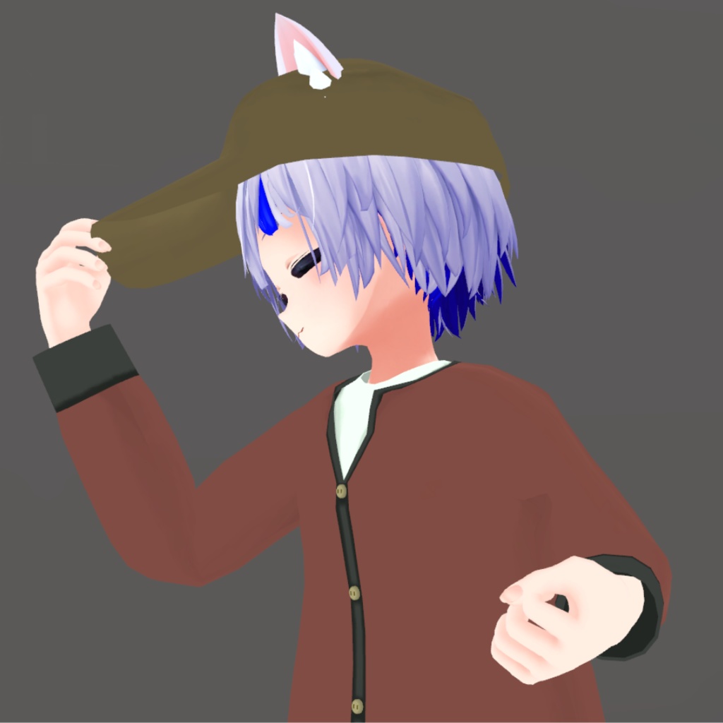 【ハオラン想定】秋冬おでかけコーデセット衣装【キャップ付き】