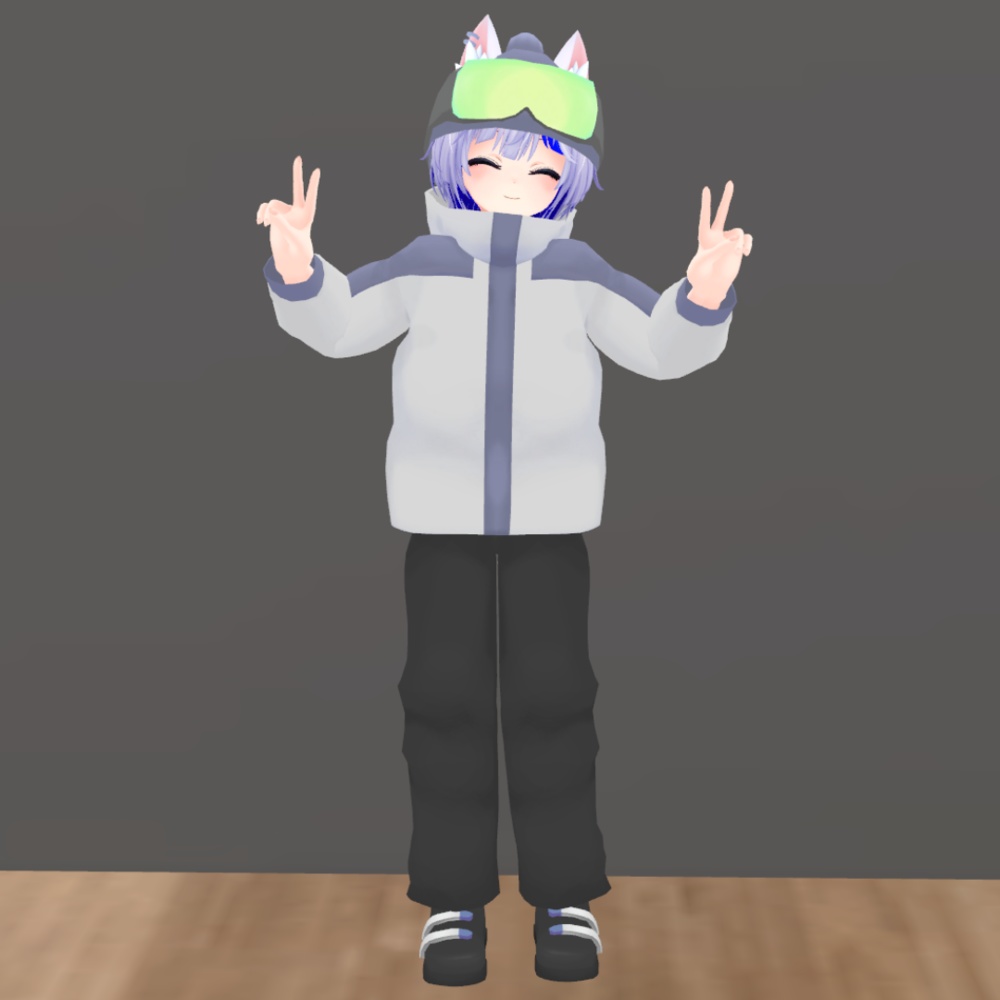 【ハオラン想定】スノーボードウェアセット【帽子&靴】