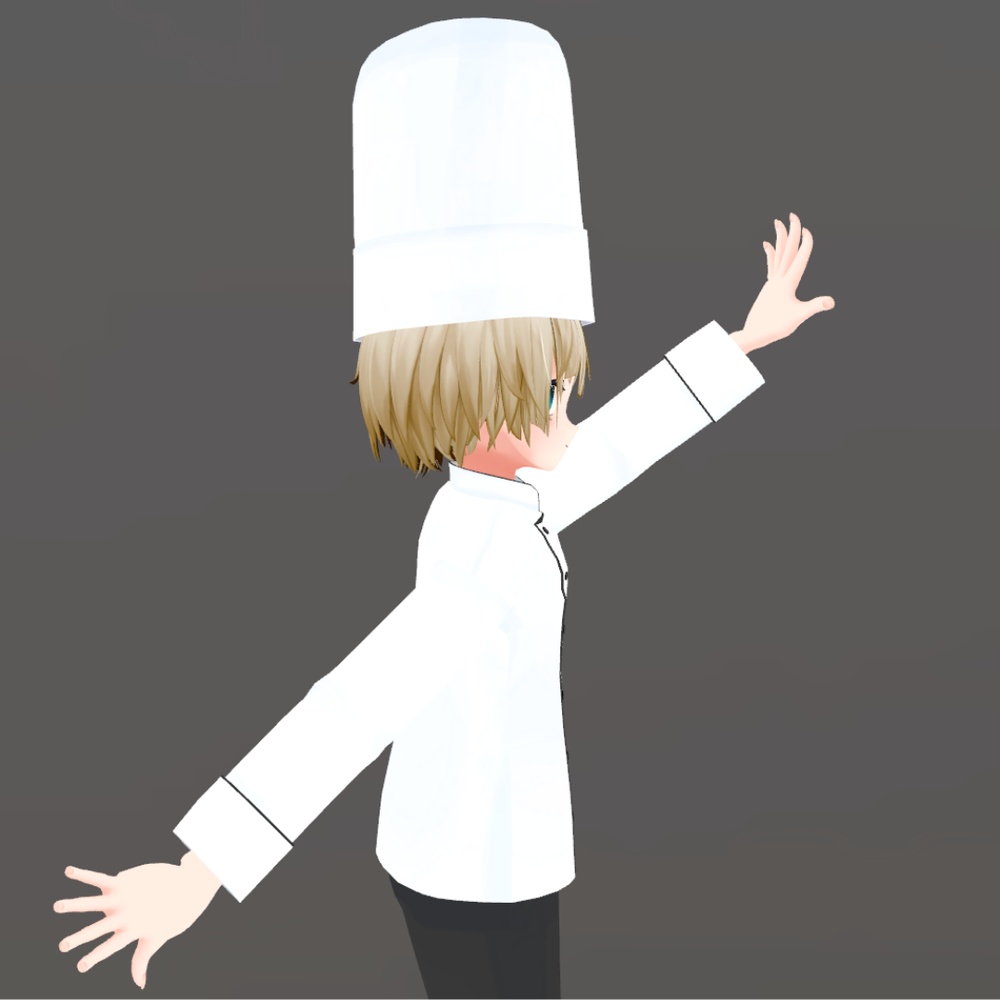 【ハオラン想定】シェフ衣装セット【コック帽子】