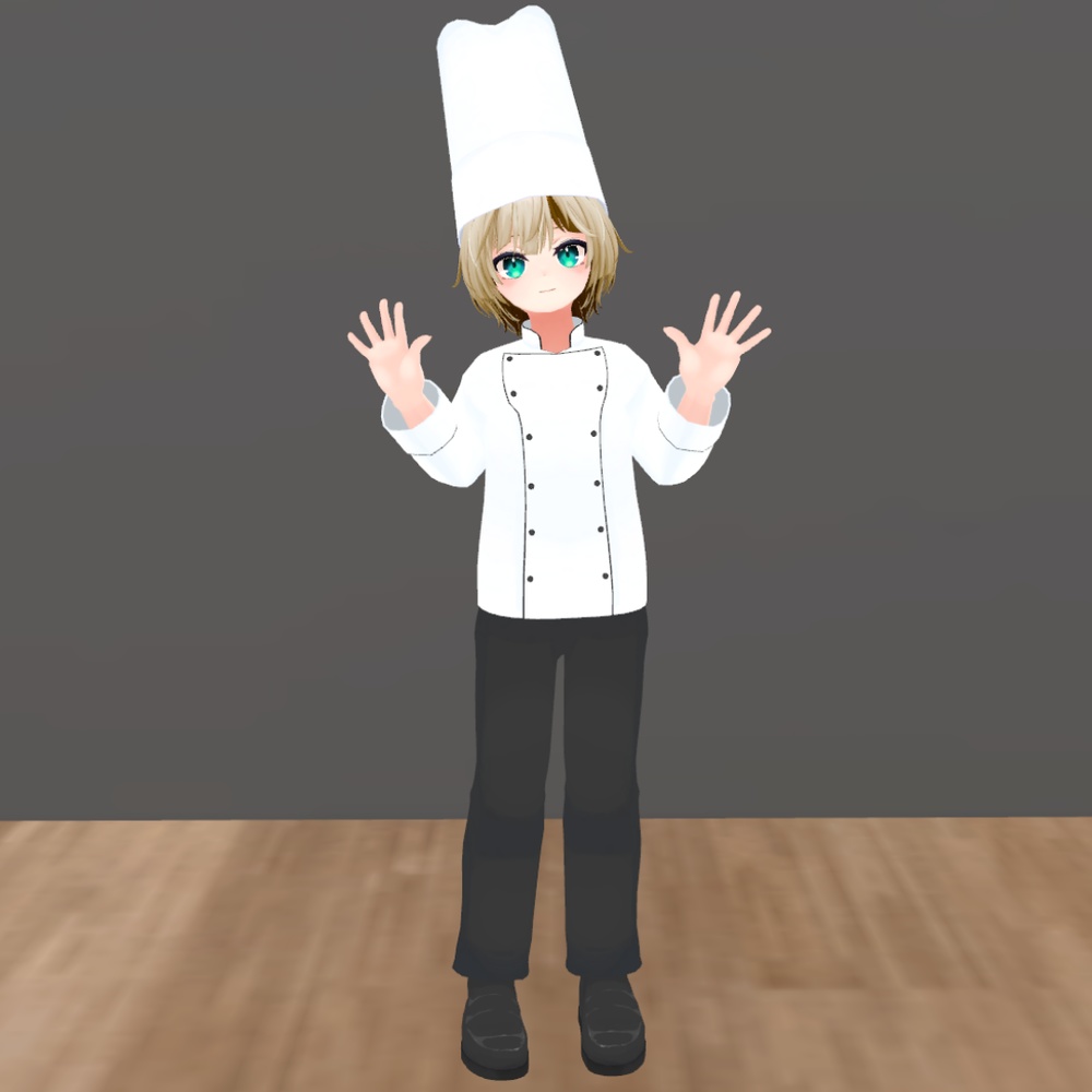 【ハオラン想定】シェフ衣装セット【コック帽子】