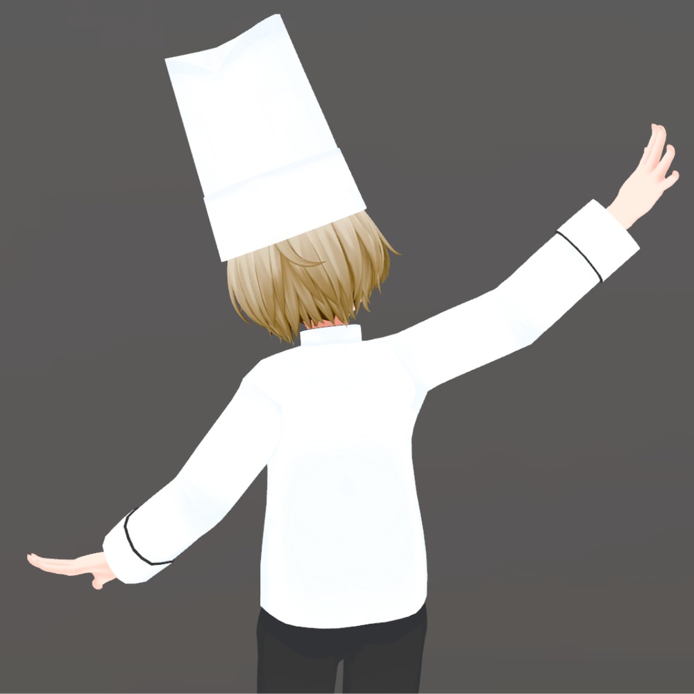 【ハオラン想定】シェフ衣装セット【コック帽子】