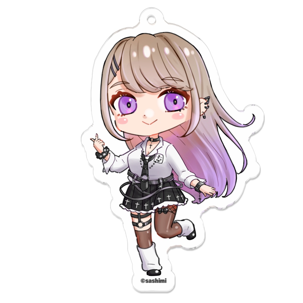 月影キョーコ アクリルキーホルダー (ピース)
