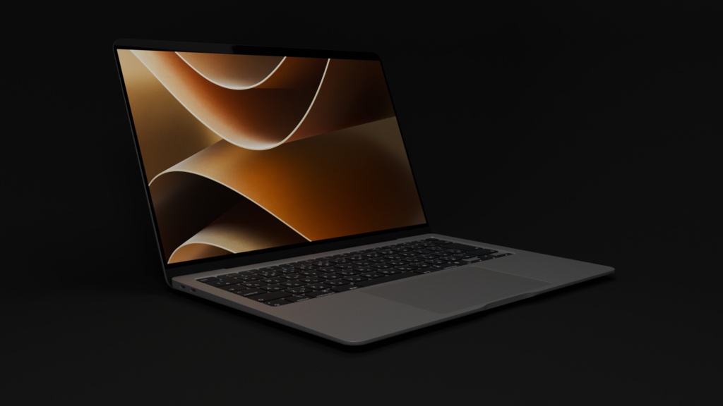 MacBook Air 2020モデル素材