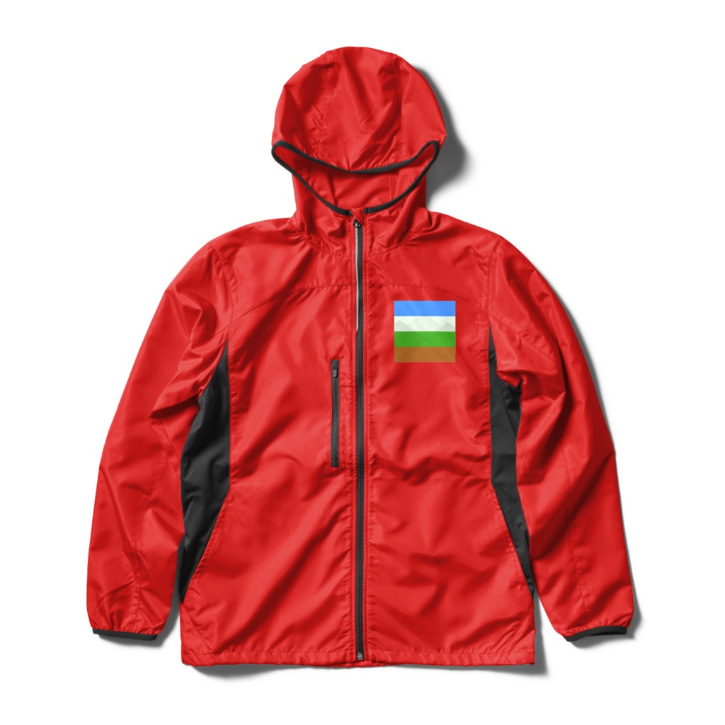 ウインドブレーカー - L - レッド～山々の色