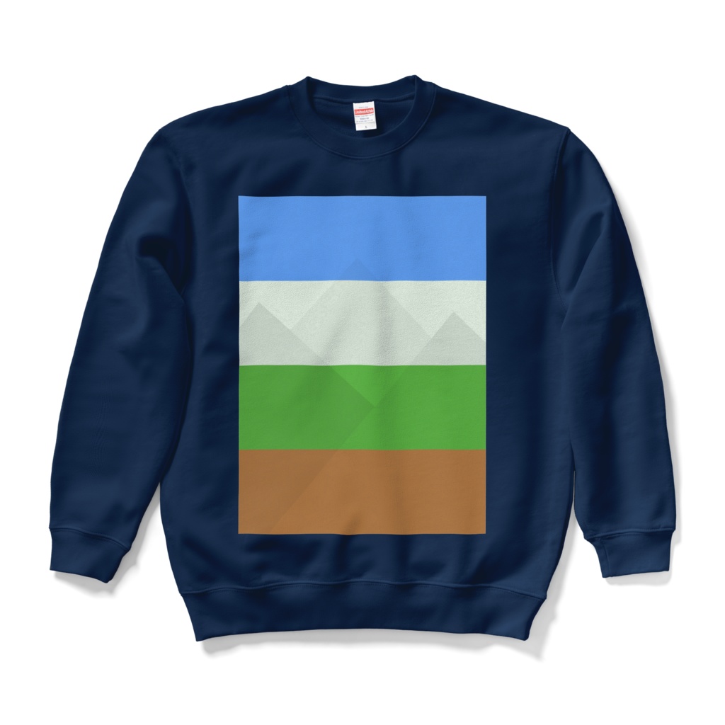 スウェット - L - ネイビー~山々の色
