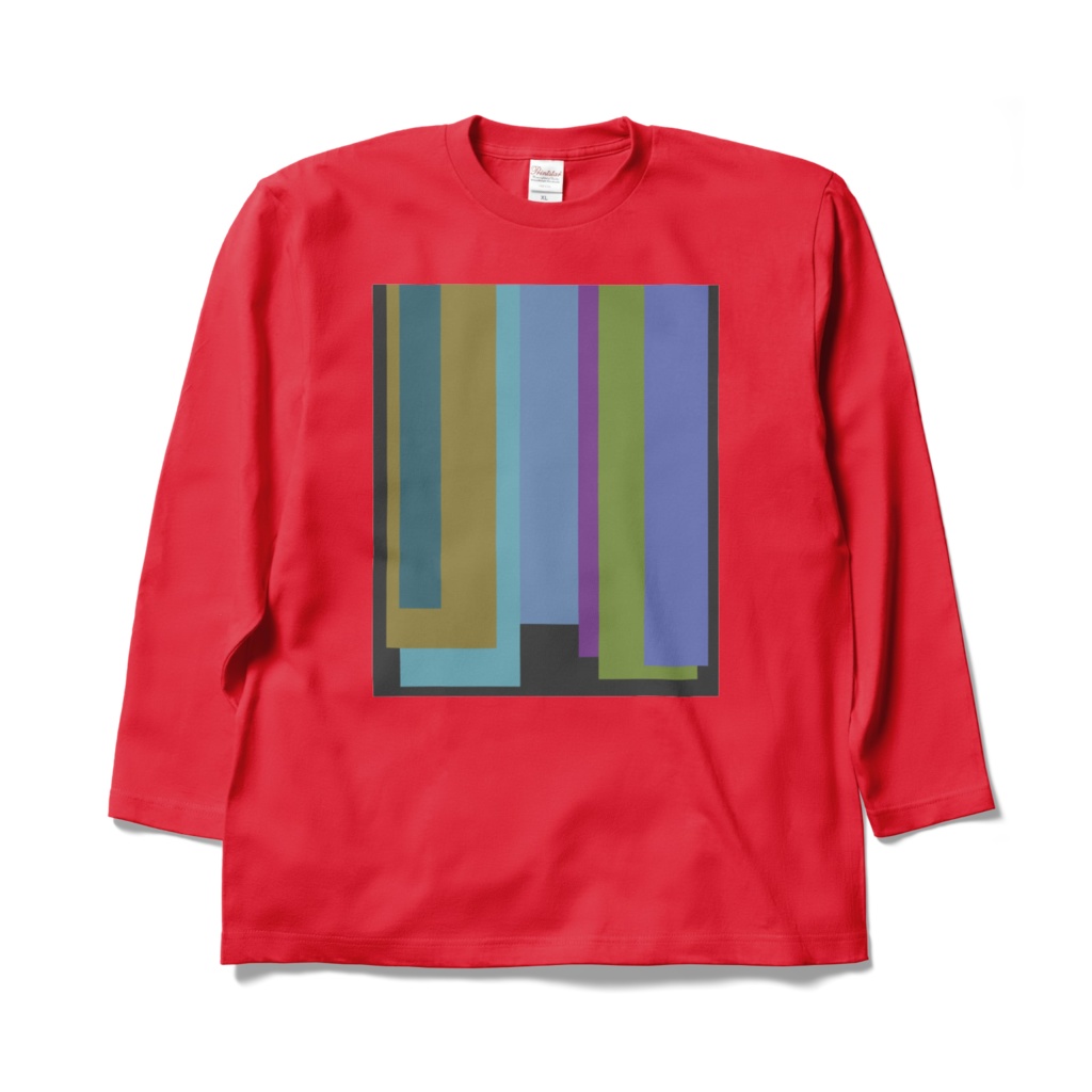 ロングスリーブTシャツ - XL - レッド～ネクタイの重複