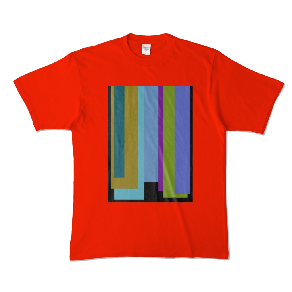 カラーTシャツ - XL - レッド～ネクタイの重複