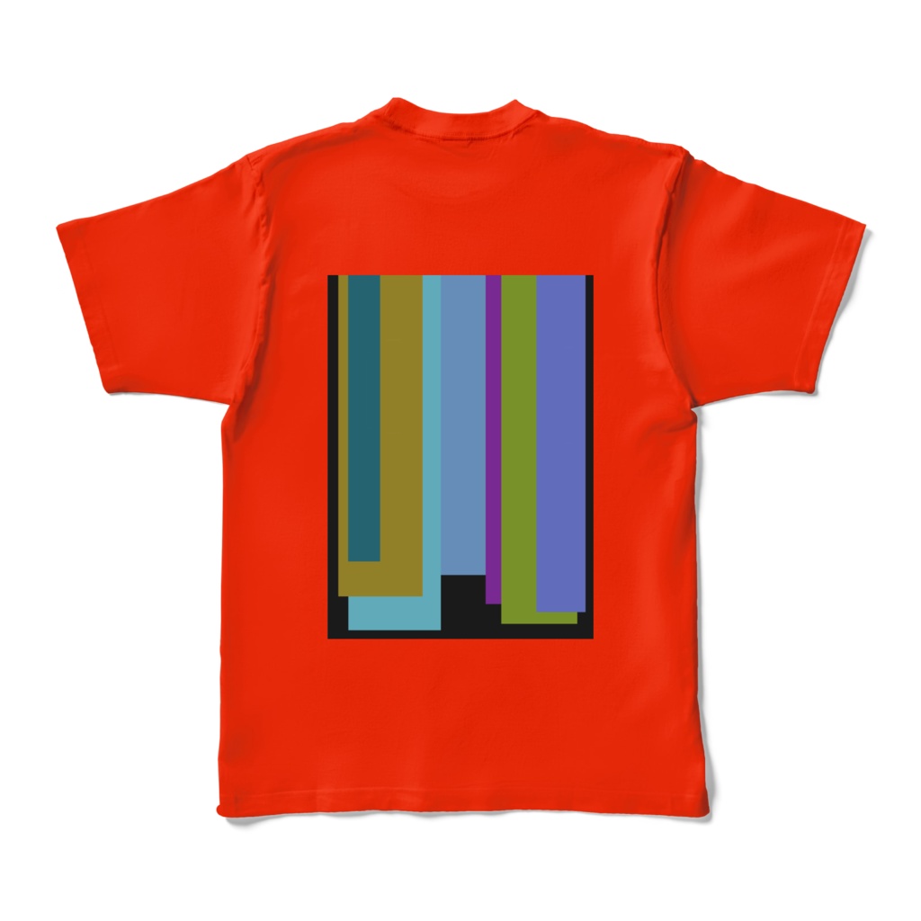 カラーTシャツ - XL - レッド~ネクタイの重複