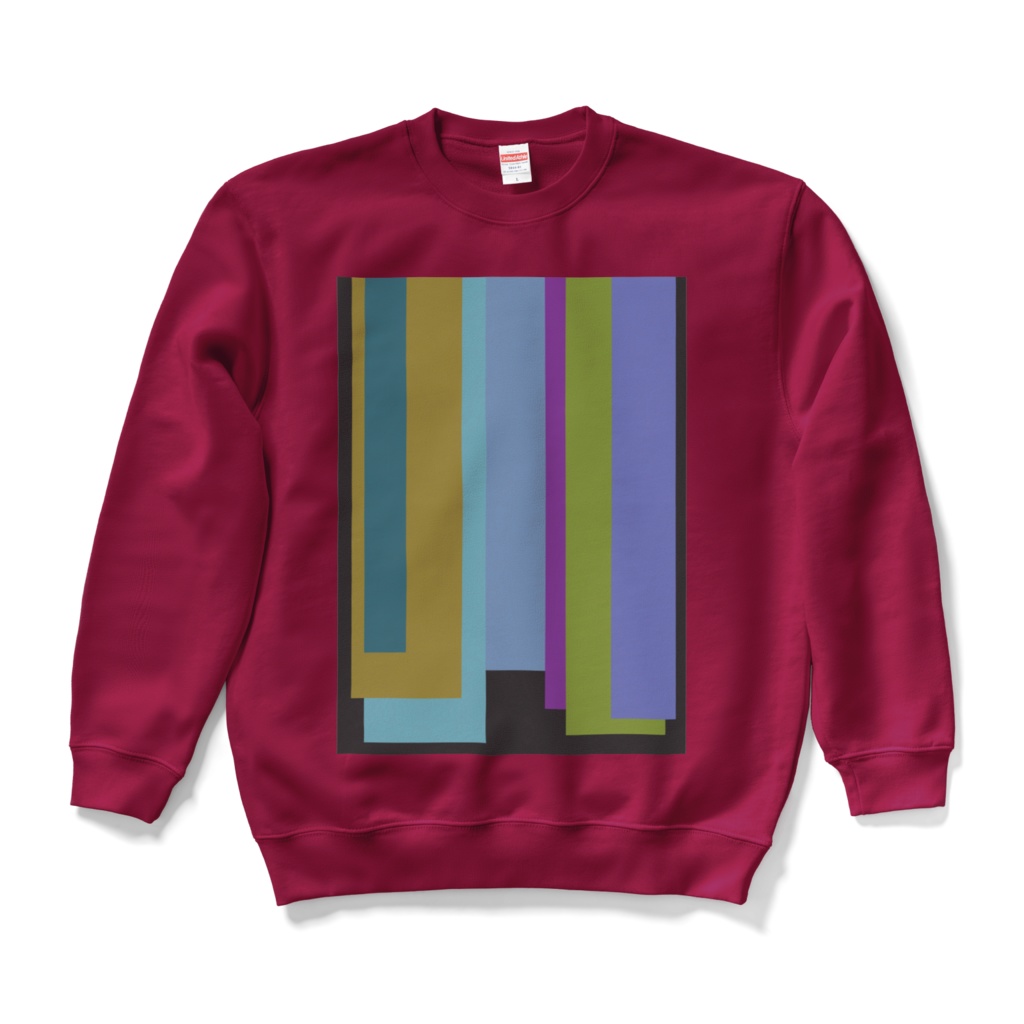 スウェット - L - バーガンディ~ネクタイの重複