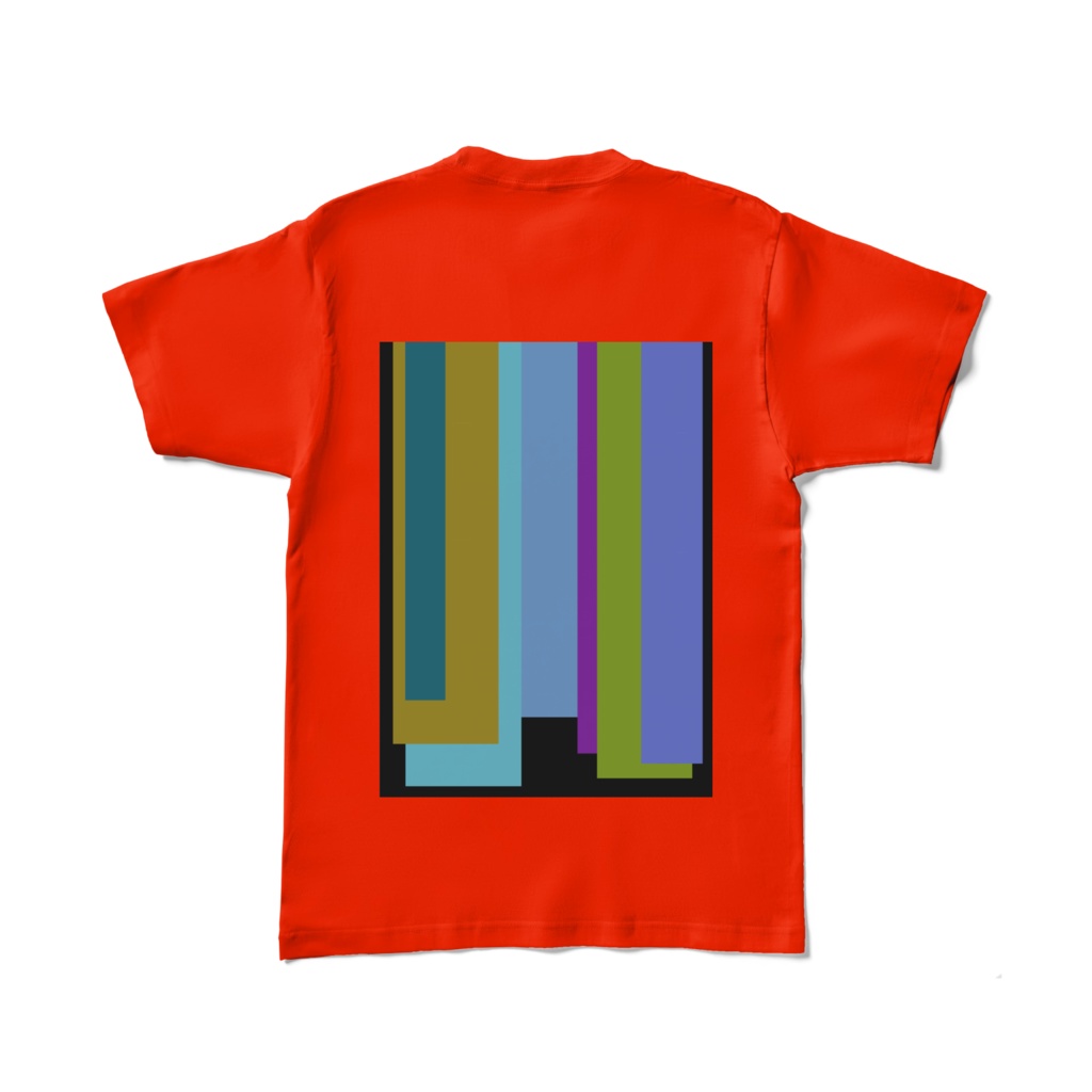 カラーTシャツ - L - レッド~ネクタイの重複