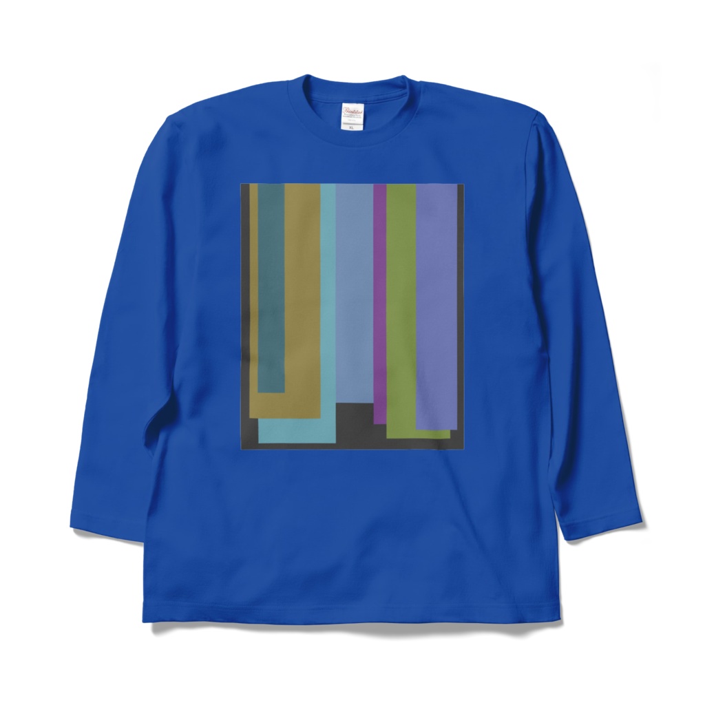 ロングスリーブTシャツ - XL - ロイヤルブルー～ネクタイの重複