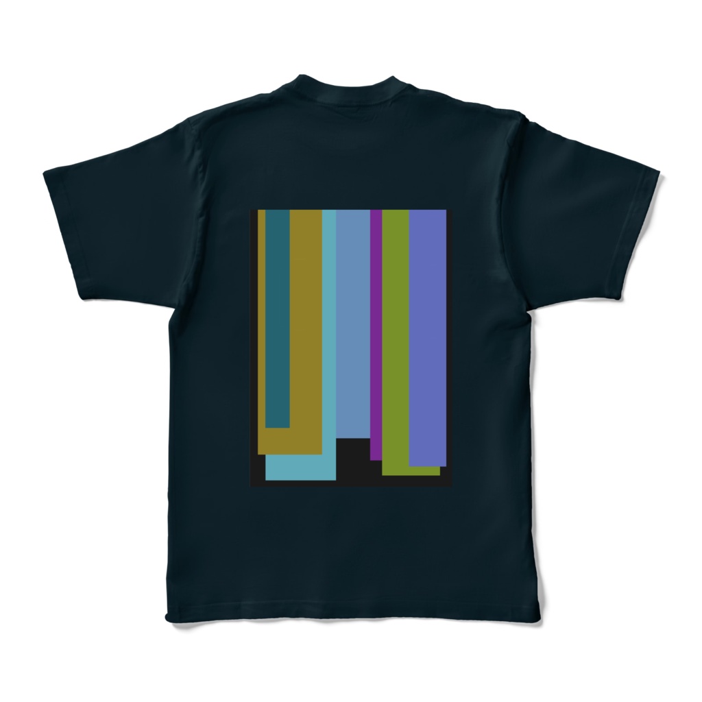 カラーTシャツ - XL - ネイビー~ネクタイの重複