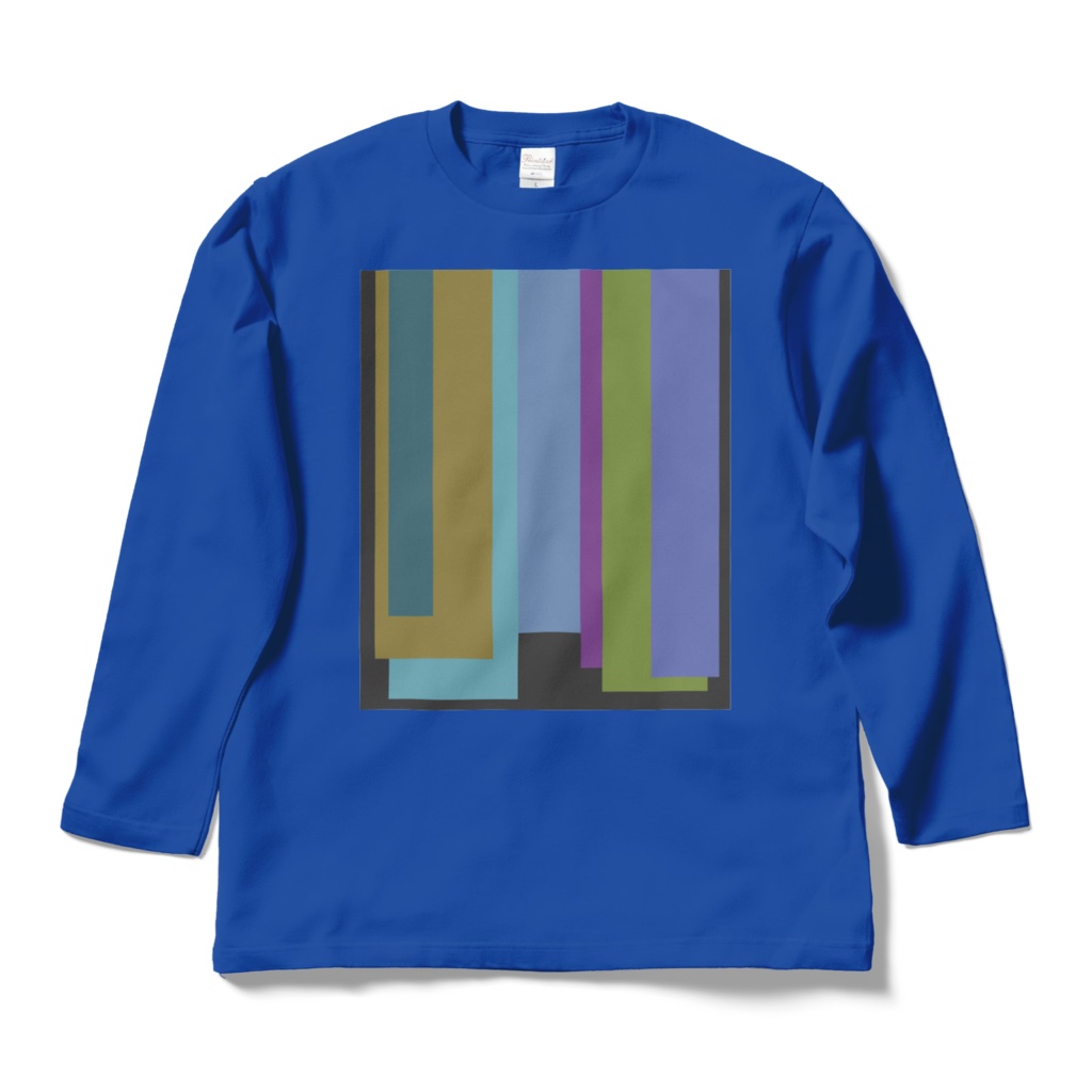 ロングスリーブTシャツ - L - ロイヤルブルー～ネクタイの重複