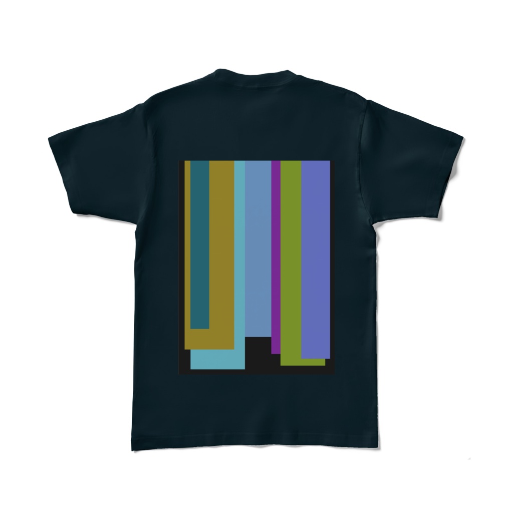 カラーTシャツ - L - ネイビー~ネクタイの重複