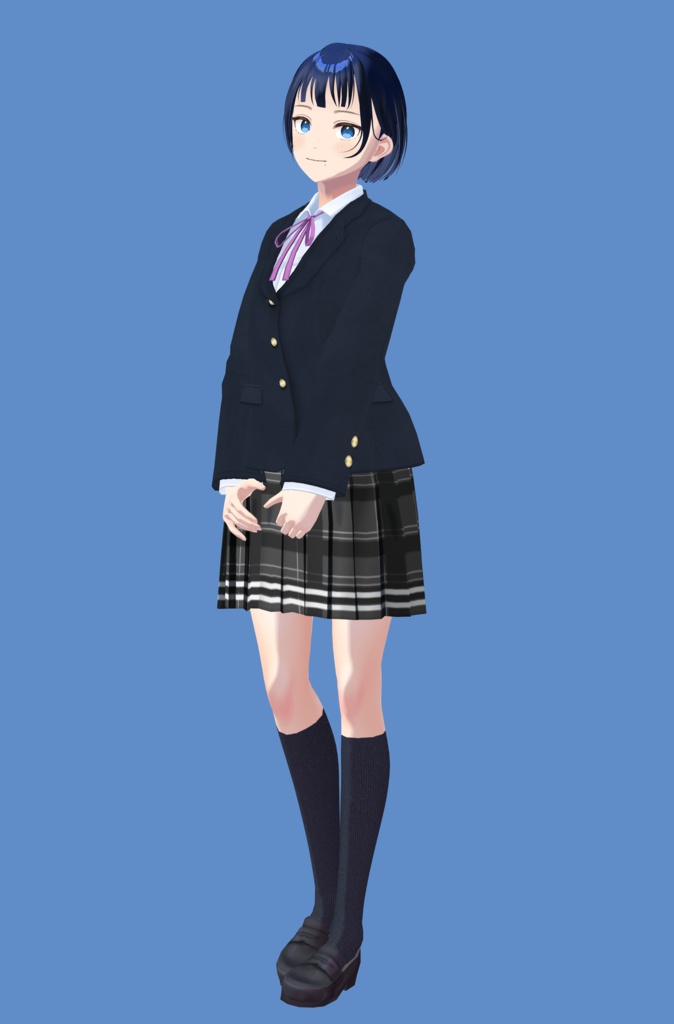 方瀬高校制服(VRoid)