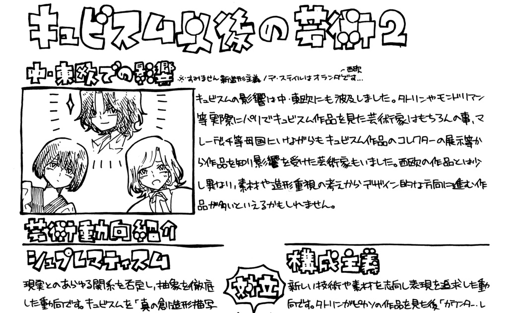 With Love To All 20th Century Artists - After CUBISM