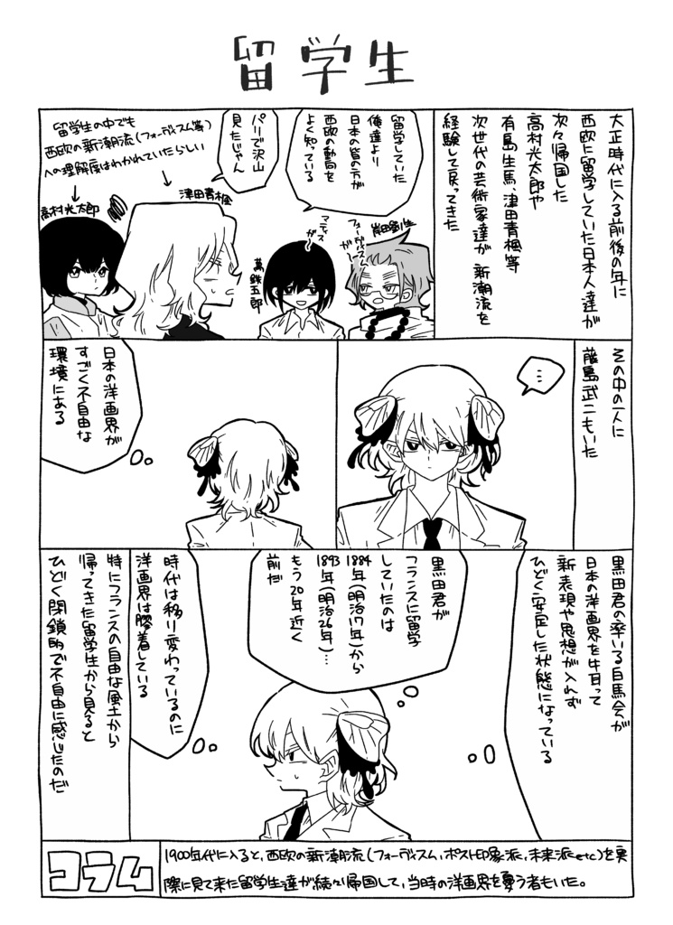 With Love To All 20th Century Artists - Japanese Artists in Meiji / Taisho Periods