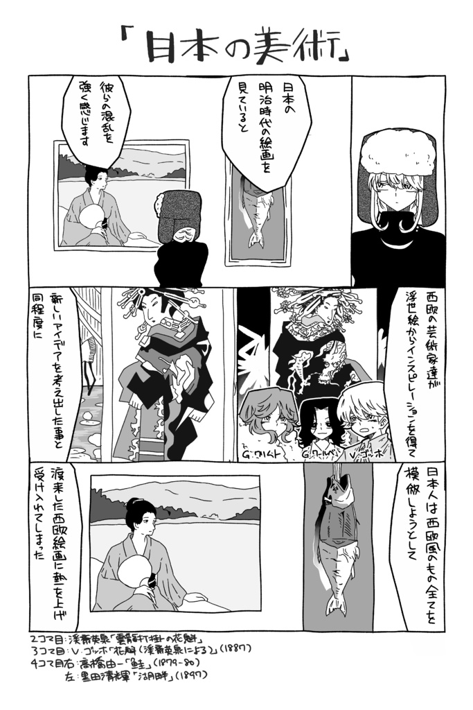 With Love To All 20th Century Artists - Japanese Artists in Meiji / Taisho Periods