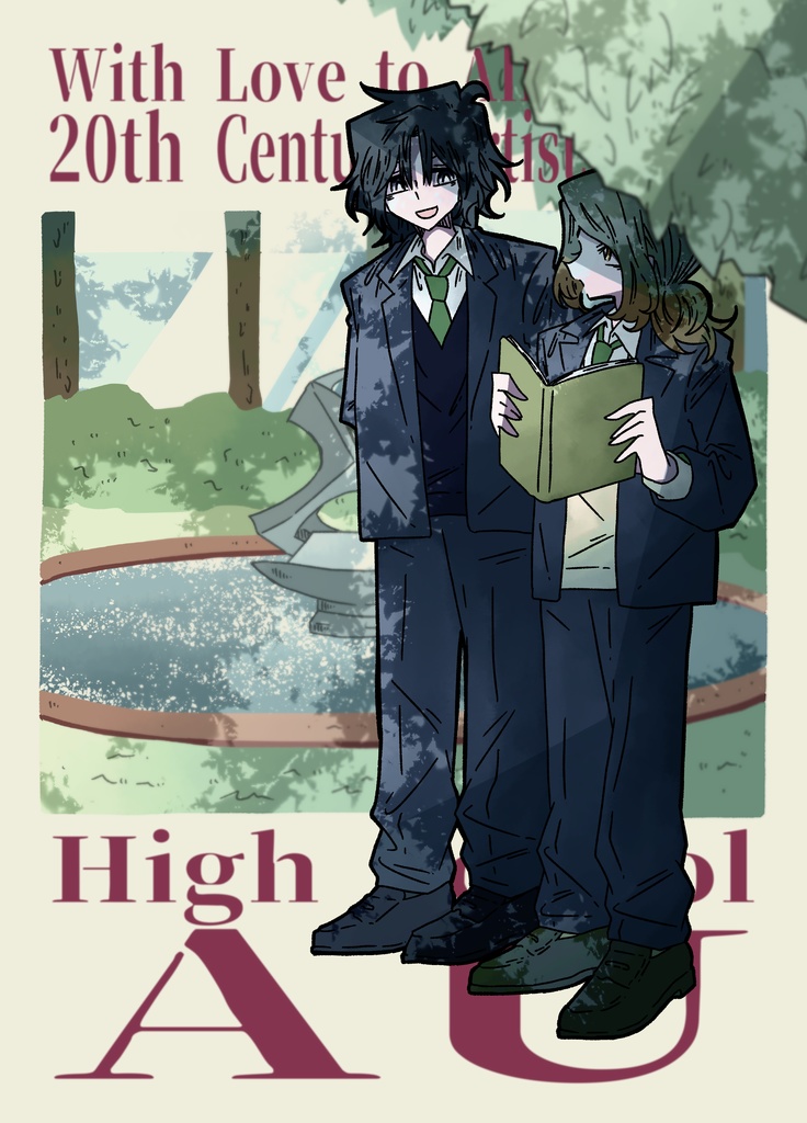 【電子版（EPUBファイル）】 With Love To All 20th Century Artists - High School AU