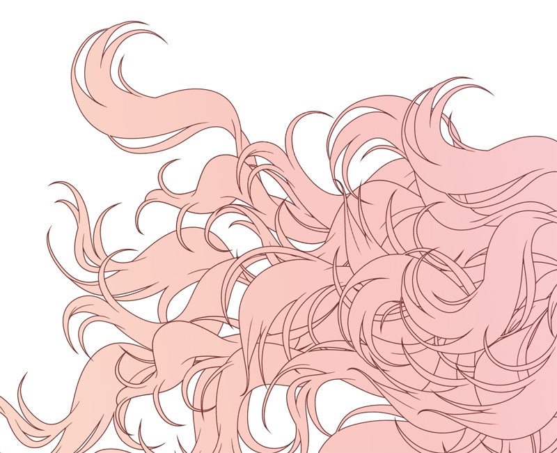 【短】くるくるウェーブ髪の毛ブラシ