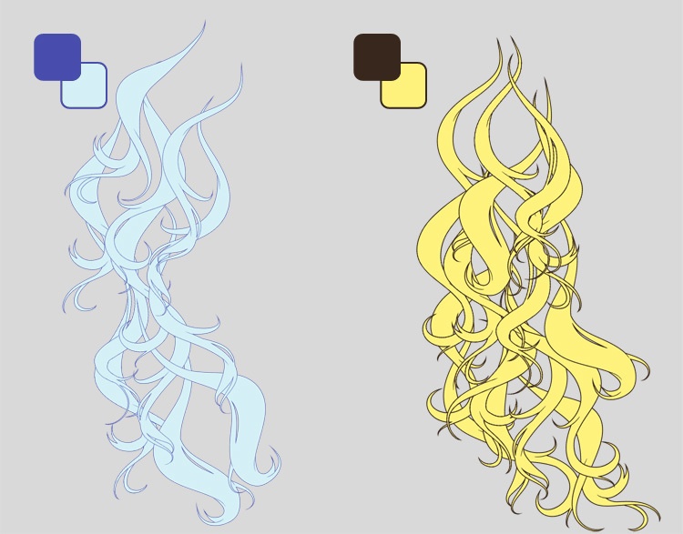 【短】繊細なウェーブ髪の毛ブラシ