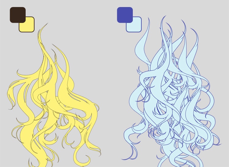 【中/長】繊細なウェーブ髪の毛ブラシ