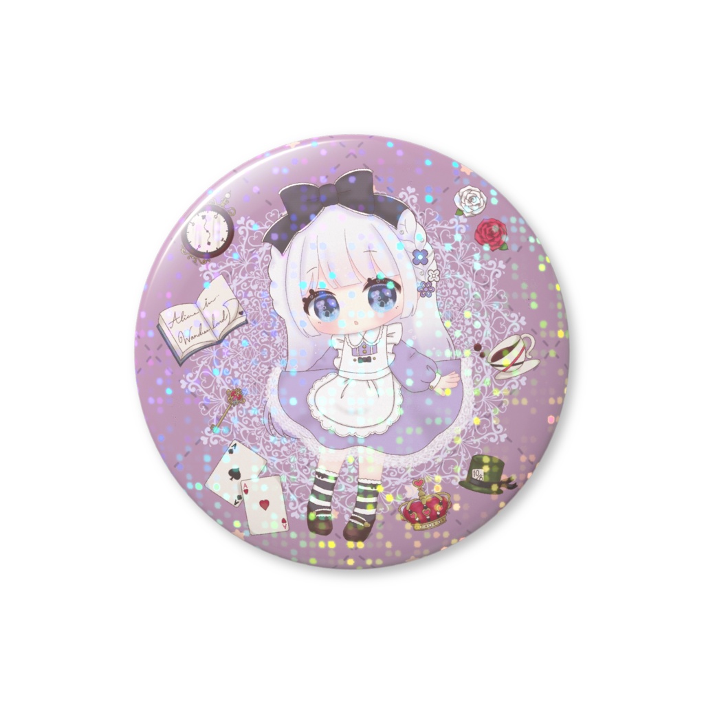 缶バッジ【不思議の国のアリス】