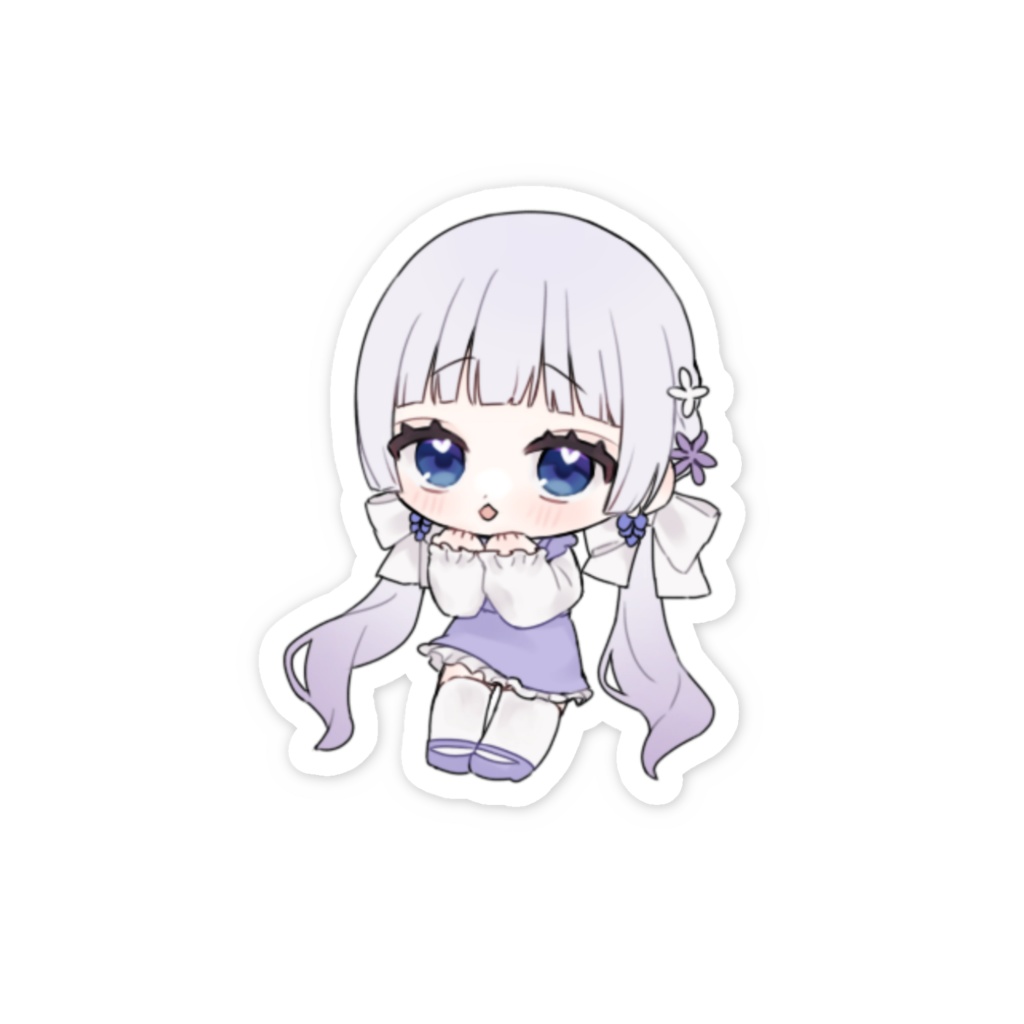 スマホステッカー【ぶりっ子】