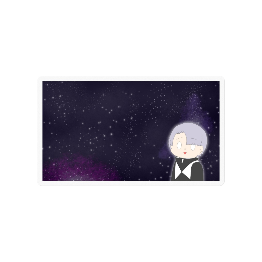 2周年記念 サムネイルステッカー 宇宙さンま