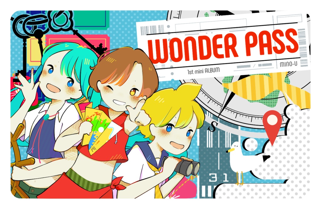 MINO-U 1stMiniAlbum SONOCA「WONDER PASS」